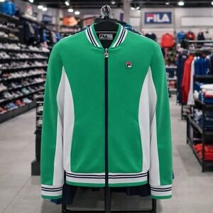 Fila Unisex Performance Iconic Settanta‎ Tennis Track Jacket Athletic Coach S